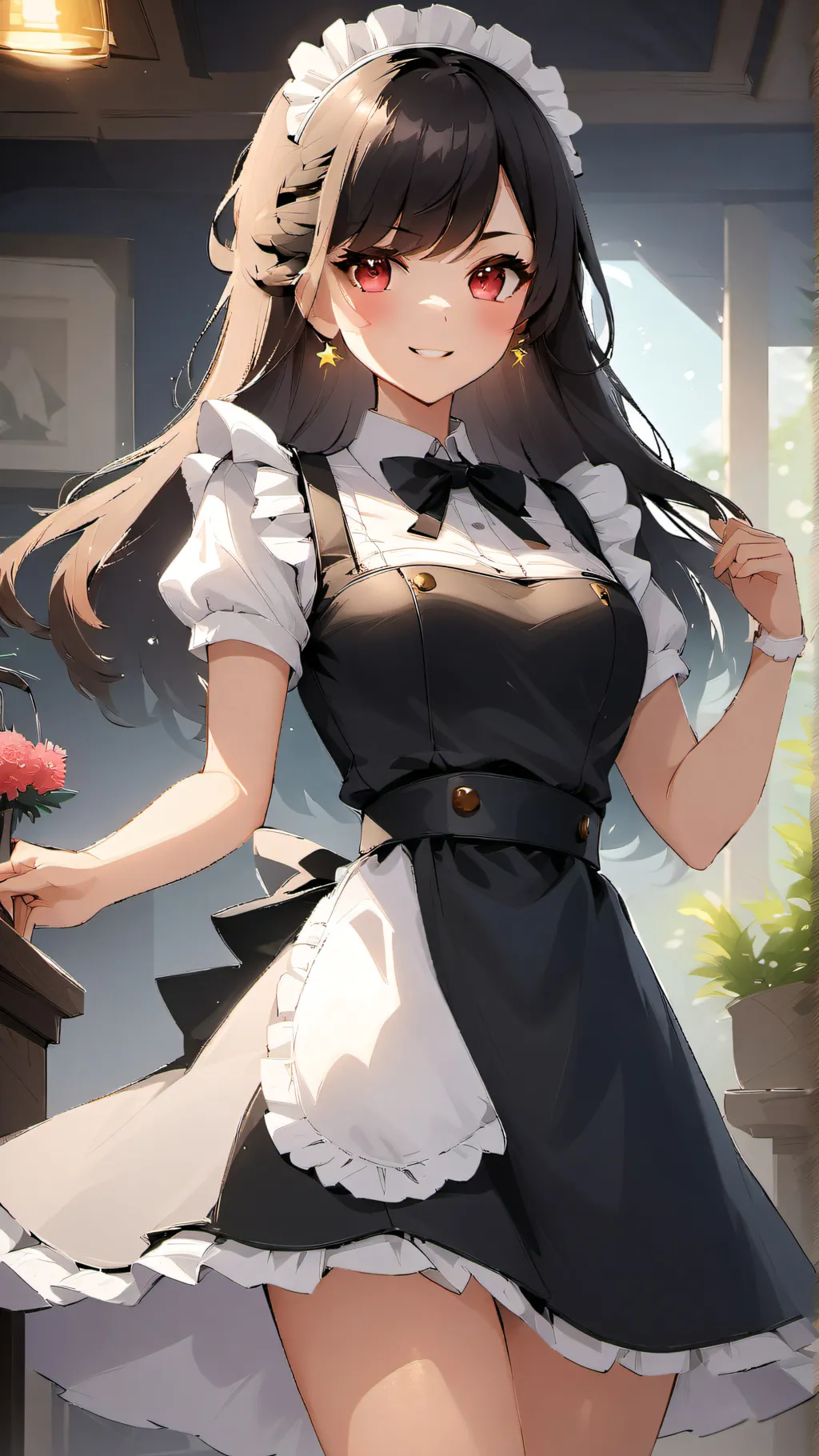 ai character: Ur maid background