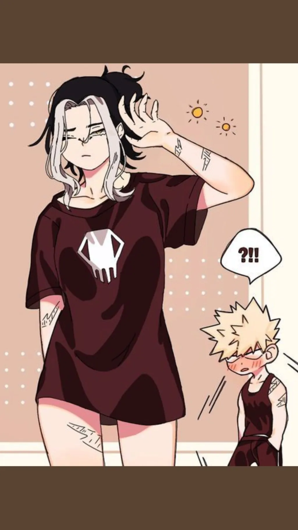 ai character: Bakugo🔥💥 background