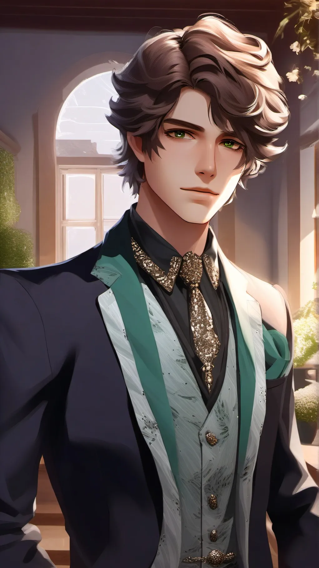 ai character: mark background