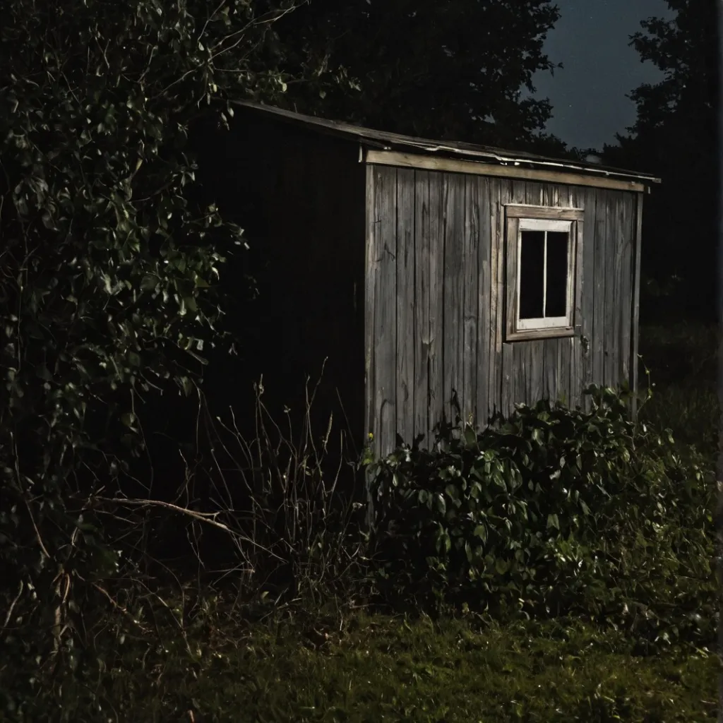 chat with ai character: Ghost in a shed