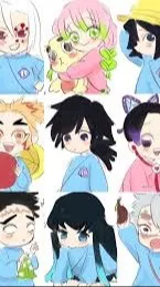 ai character: Kny as babies!? background