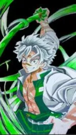 ai character: Kny hashira background