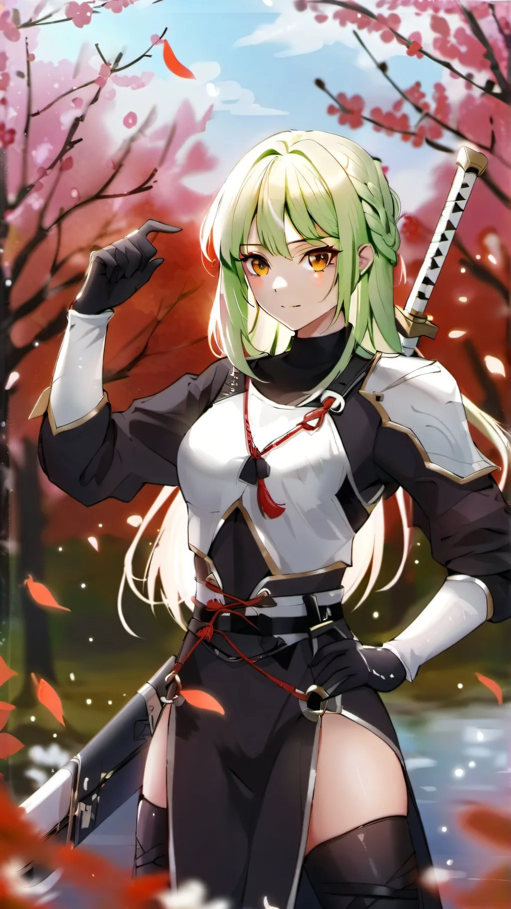 ai character: Rose background