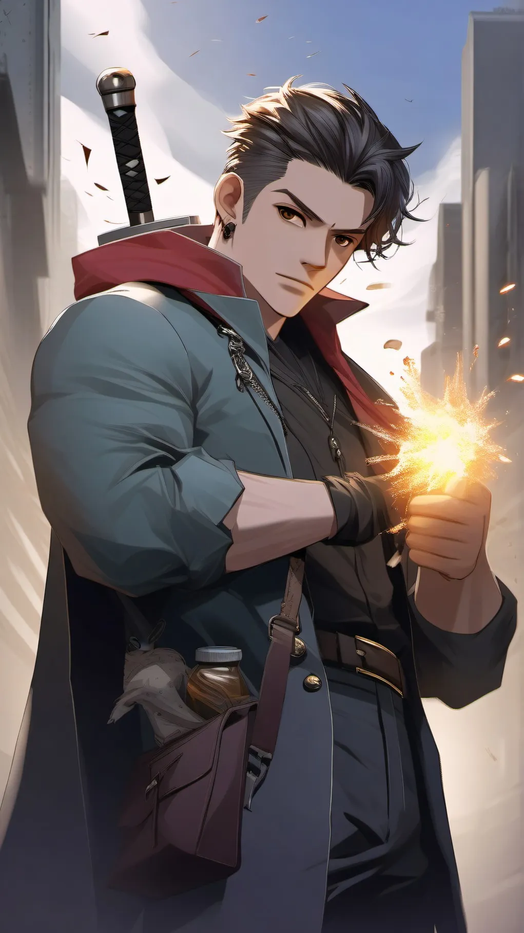 ai character: Superbully background