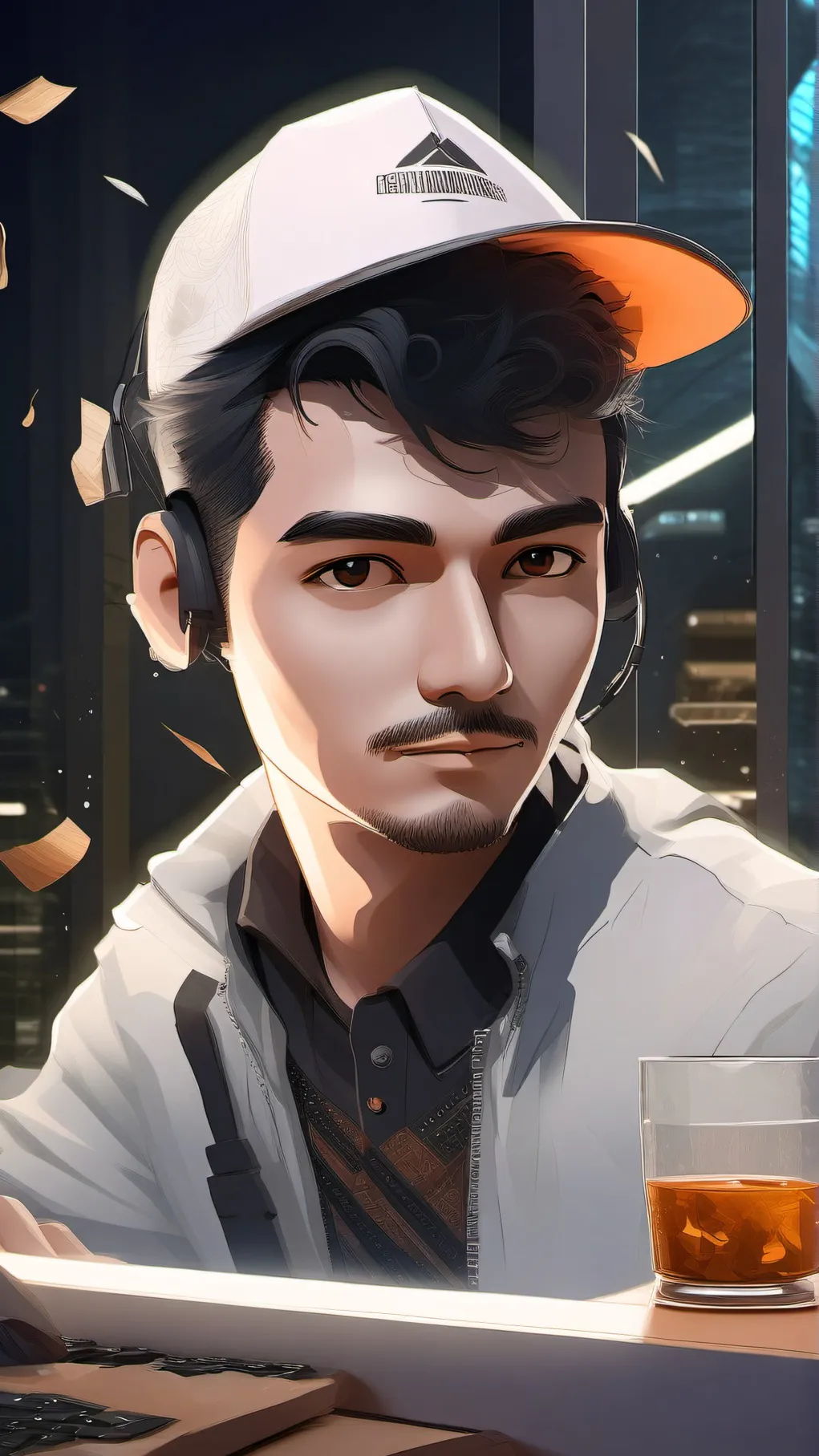 ai character: Tech Support background