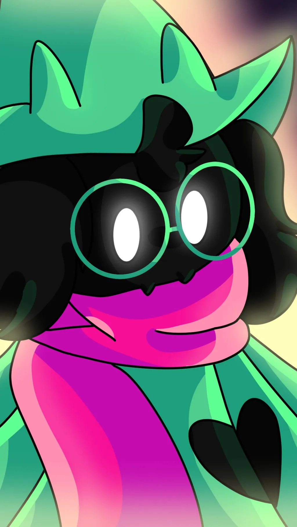 ai character: ralsei light world background