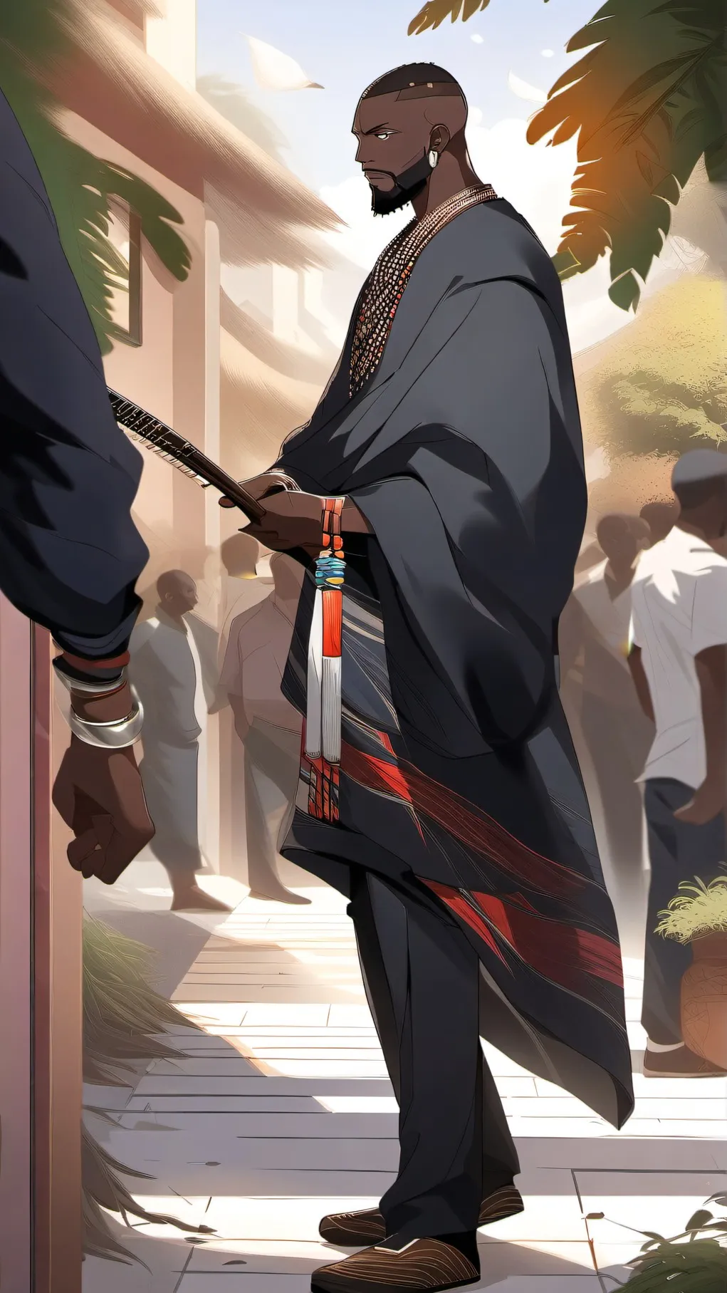 ai character: moses background