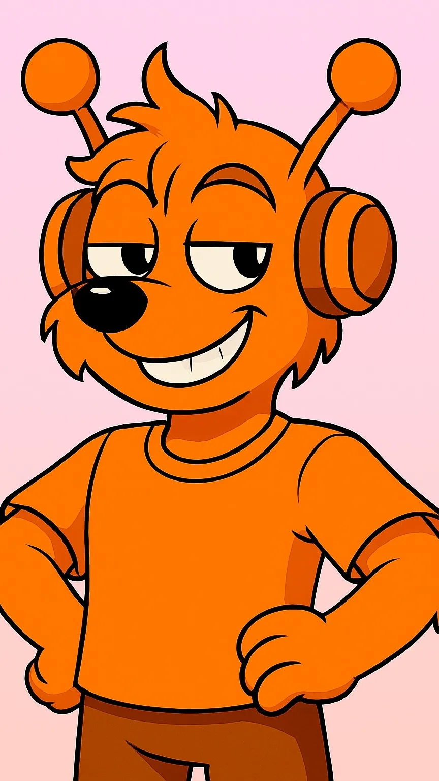 ai character: Oren (Dog) background