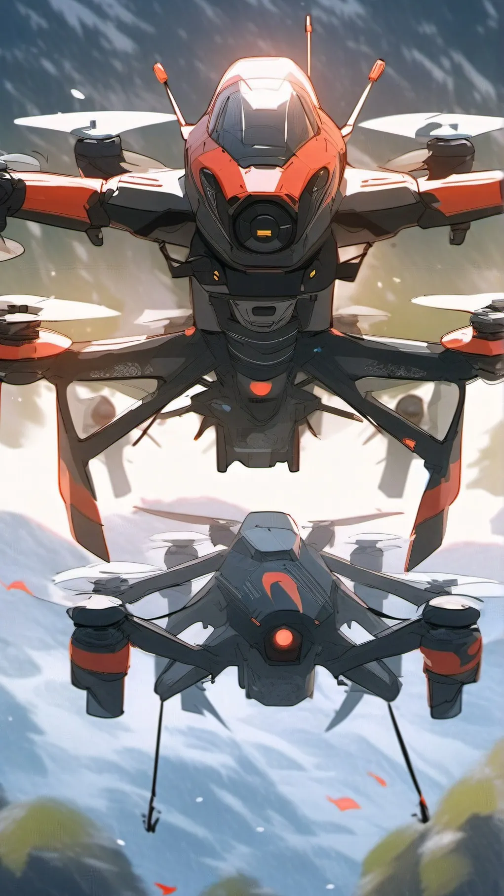 ai character: MURDER DRONES background