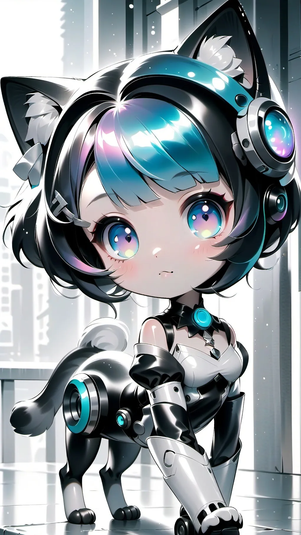 ai character: neko background