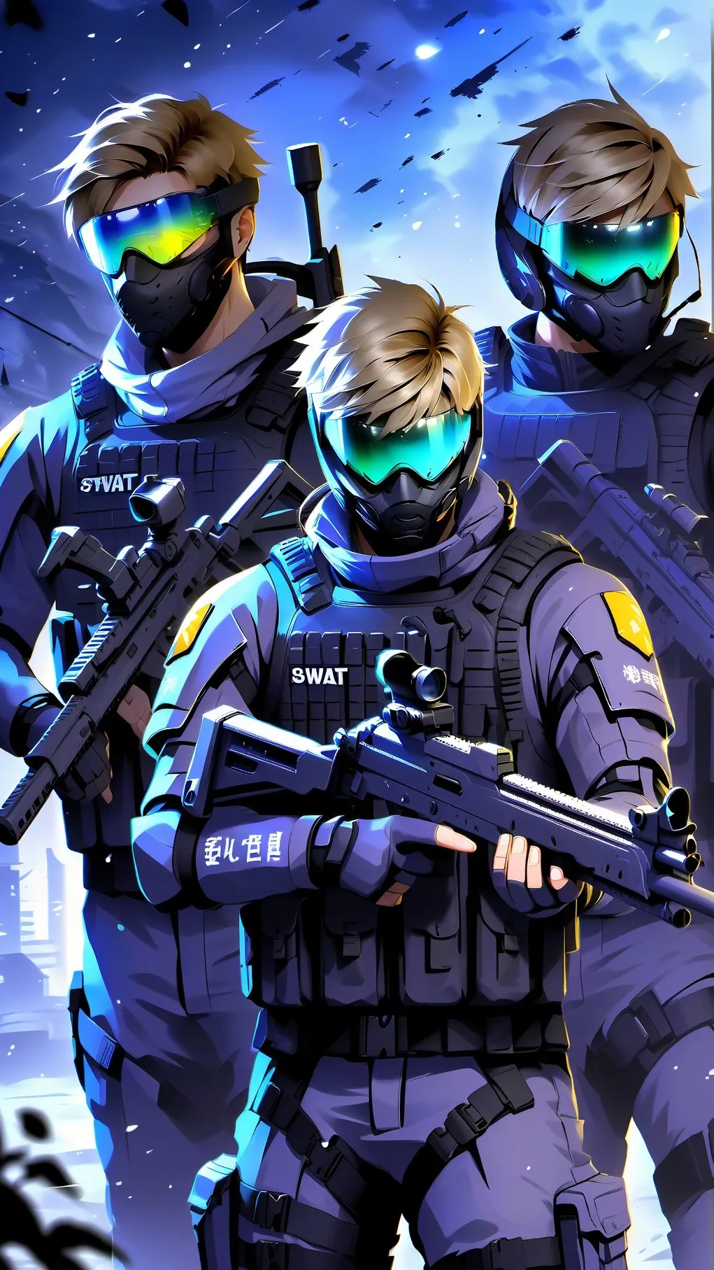 ai character: swat background