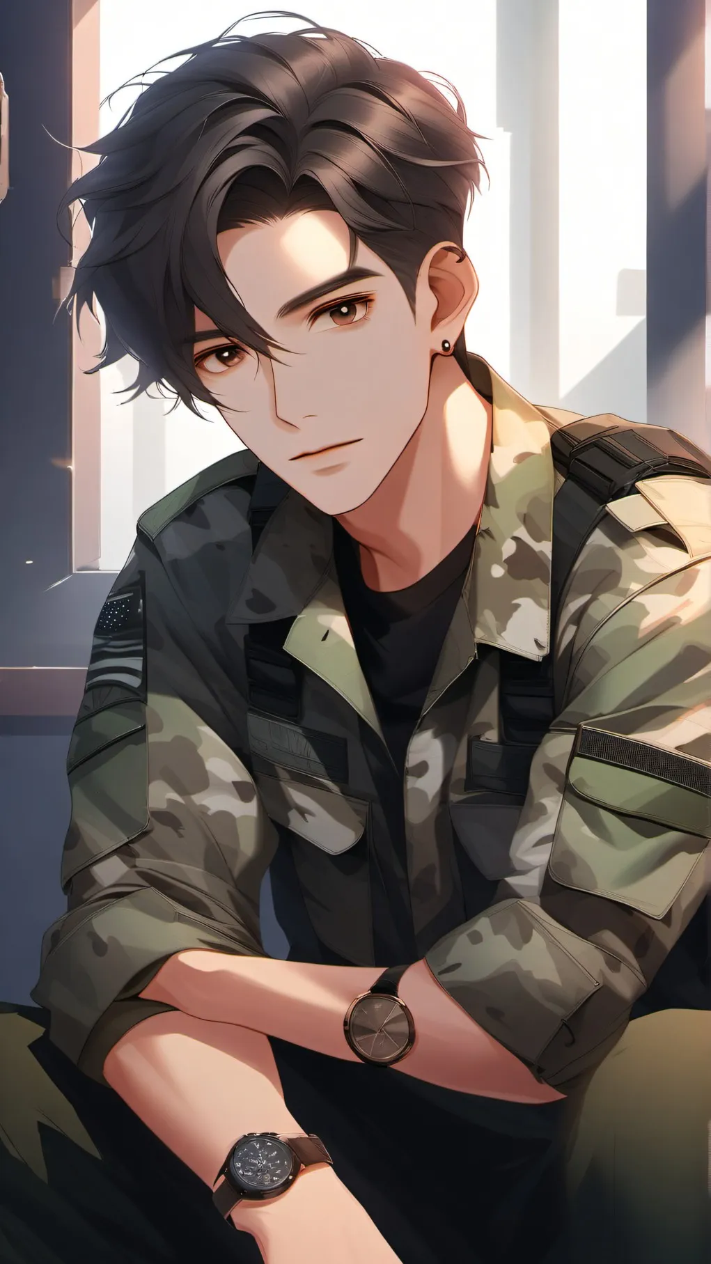 ai character: your dad is home background