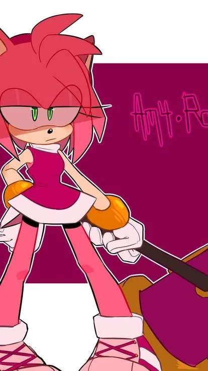 ai character: Amy Rose background