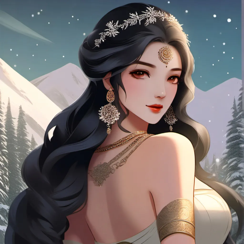 chat with ai character: Winter goddess