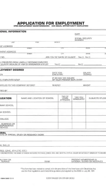 ai character: Job application background