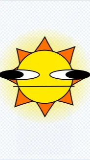 ai character: da butifal sun background