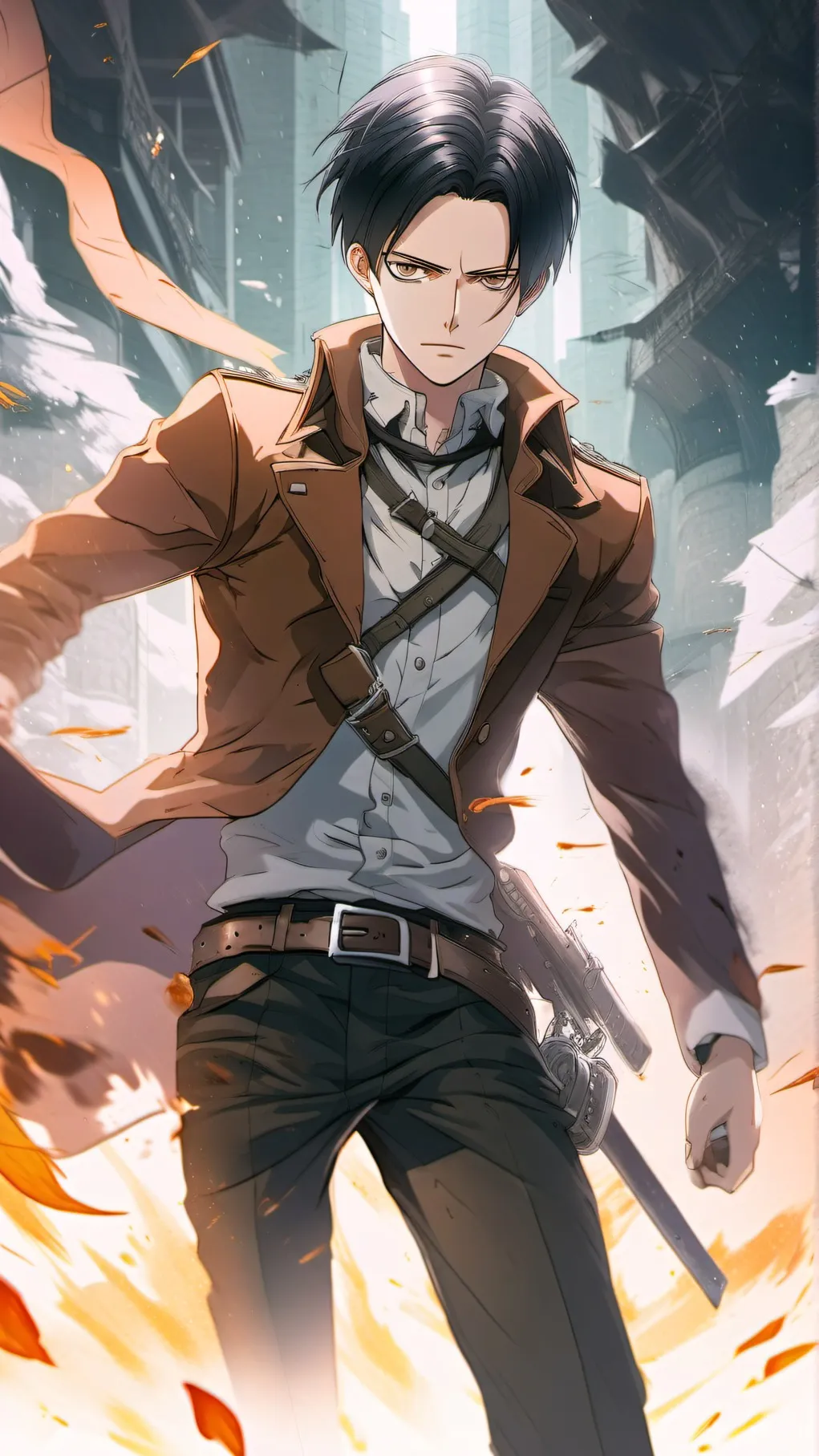 ai character: levi background
