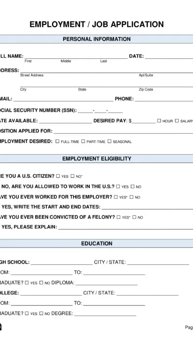 ai character: Job background