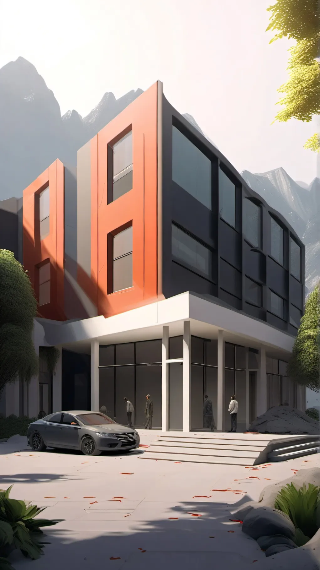 ai character: Noobs At School background