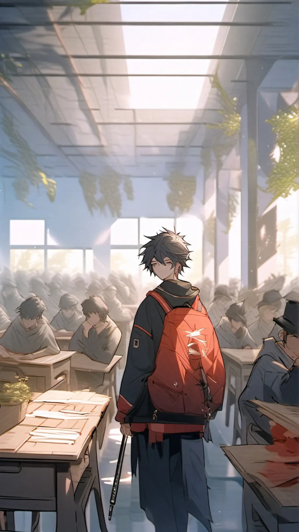 ai character: school background