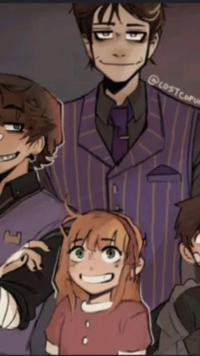 ai character: 💮Afton family💮 background