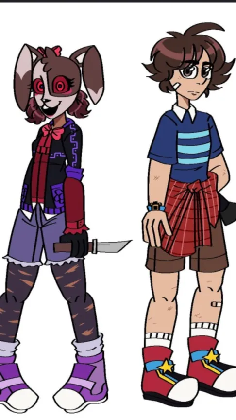 ai character: Cassie (FNAF ruin) background