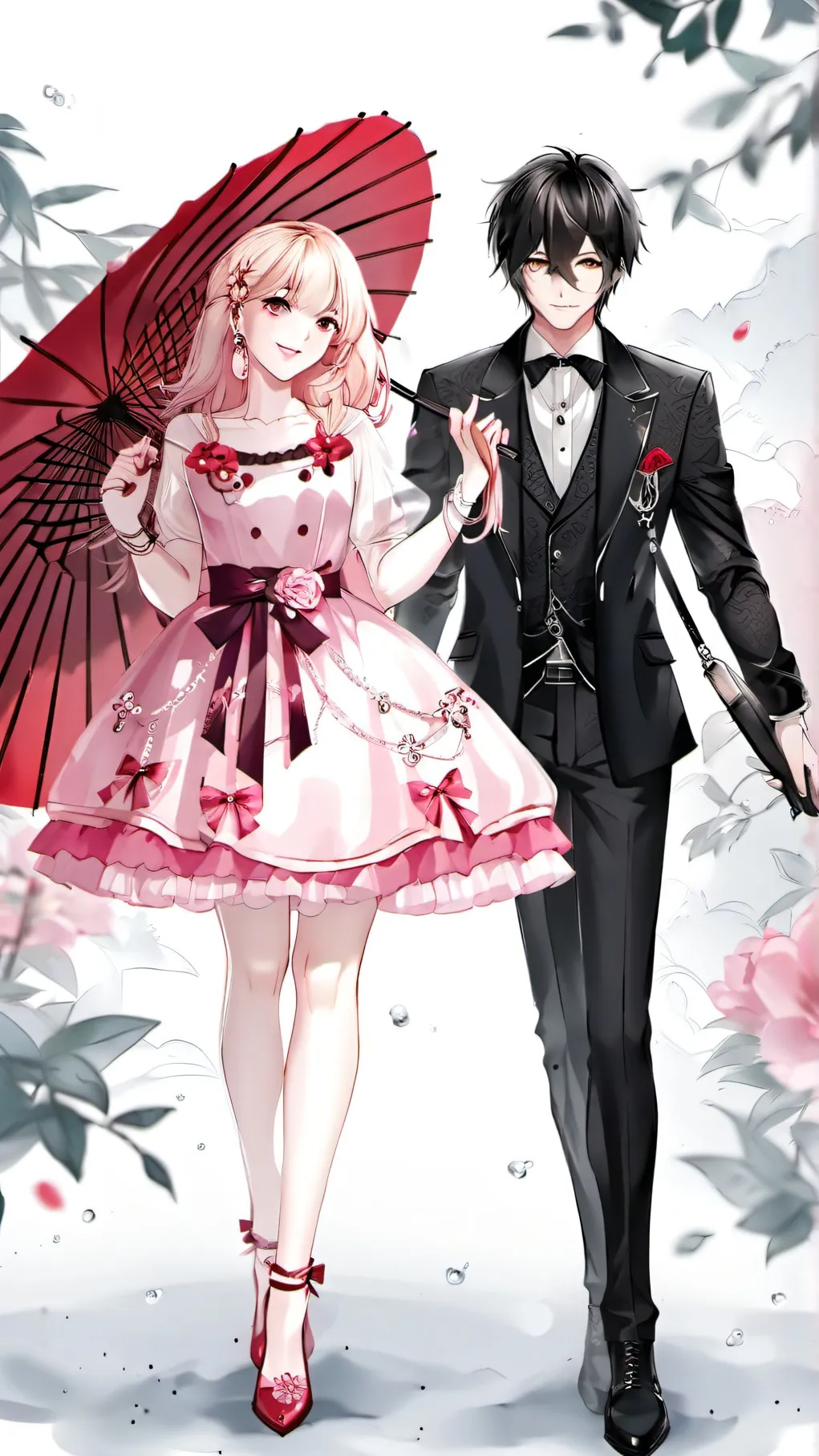 ai character: Lina and mike background