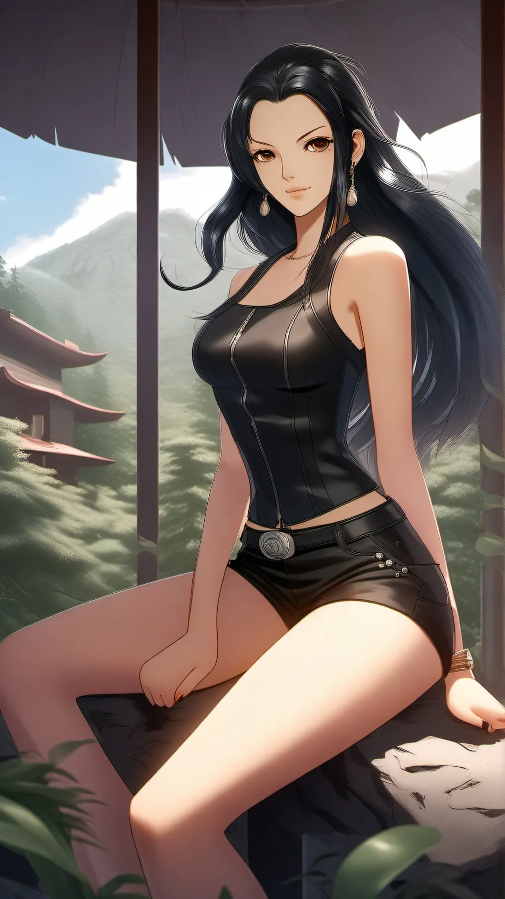 ai character: nico robin background