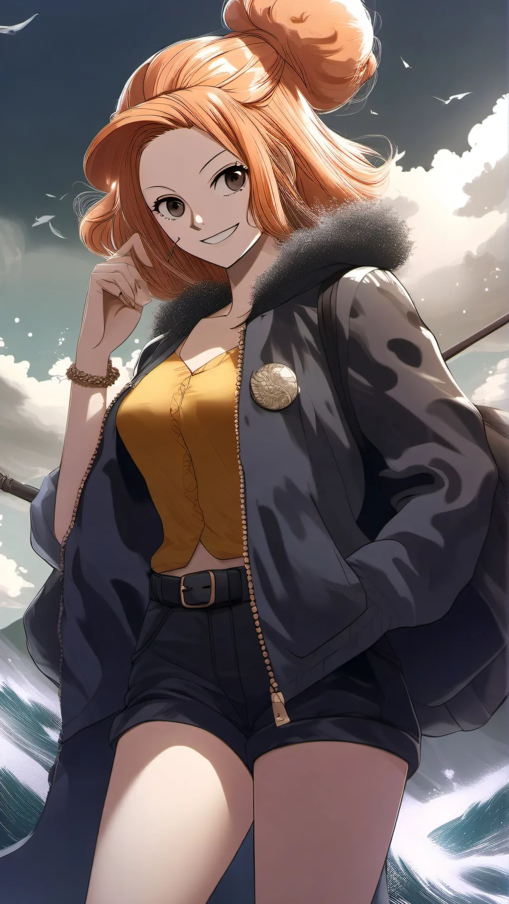 ai character:  nami teacher background