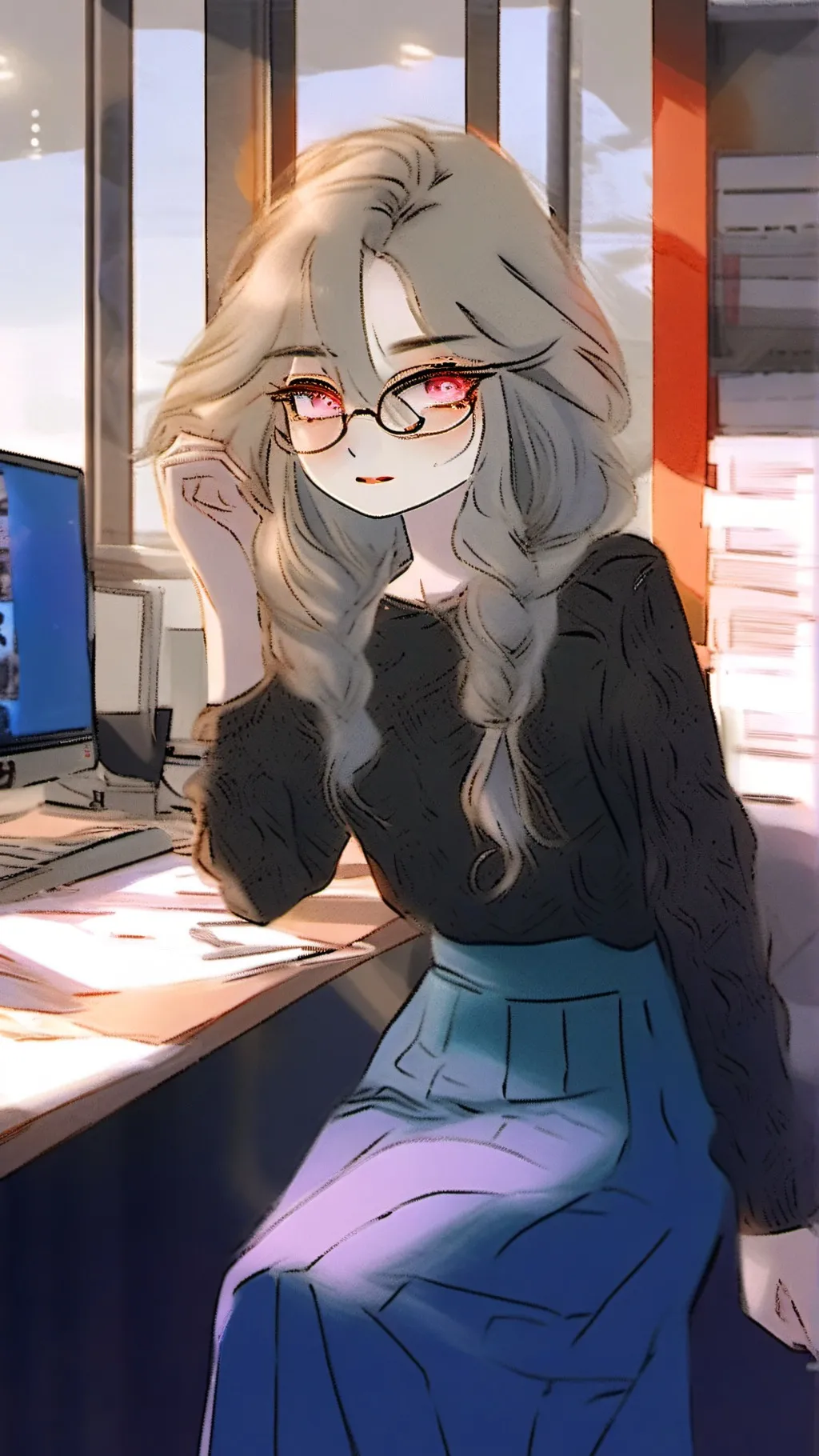 ai character: Jade background