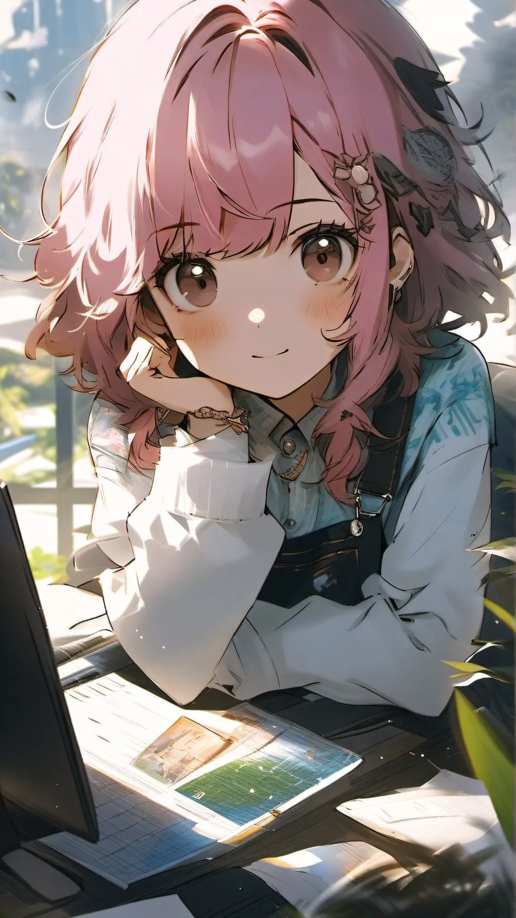 ai character: daisy background