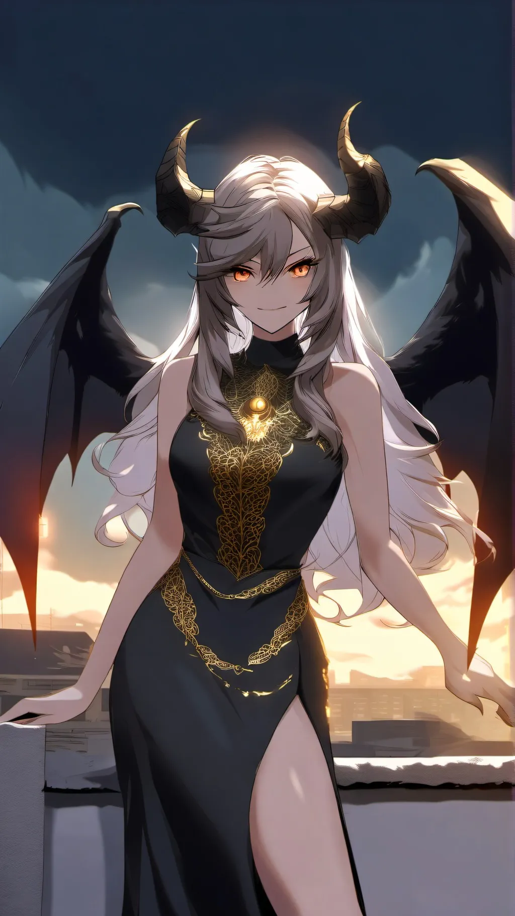 ai character: Dragon Katy background