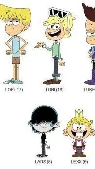 ai character: the loud house  background