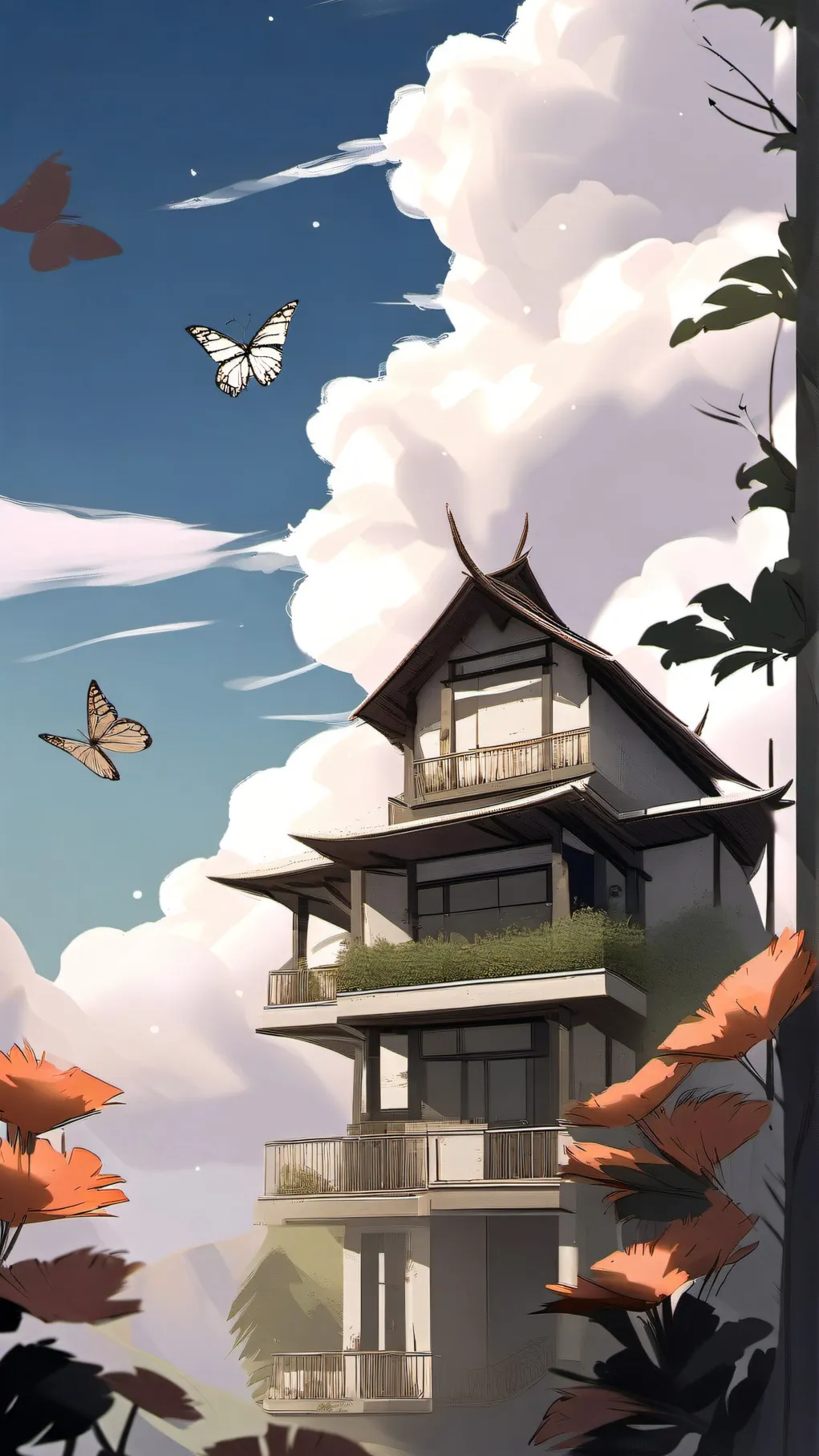 ai character: Cloudyay x flutter background