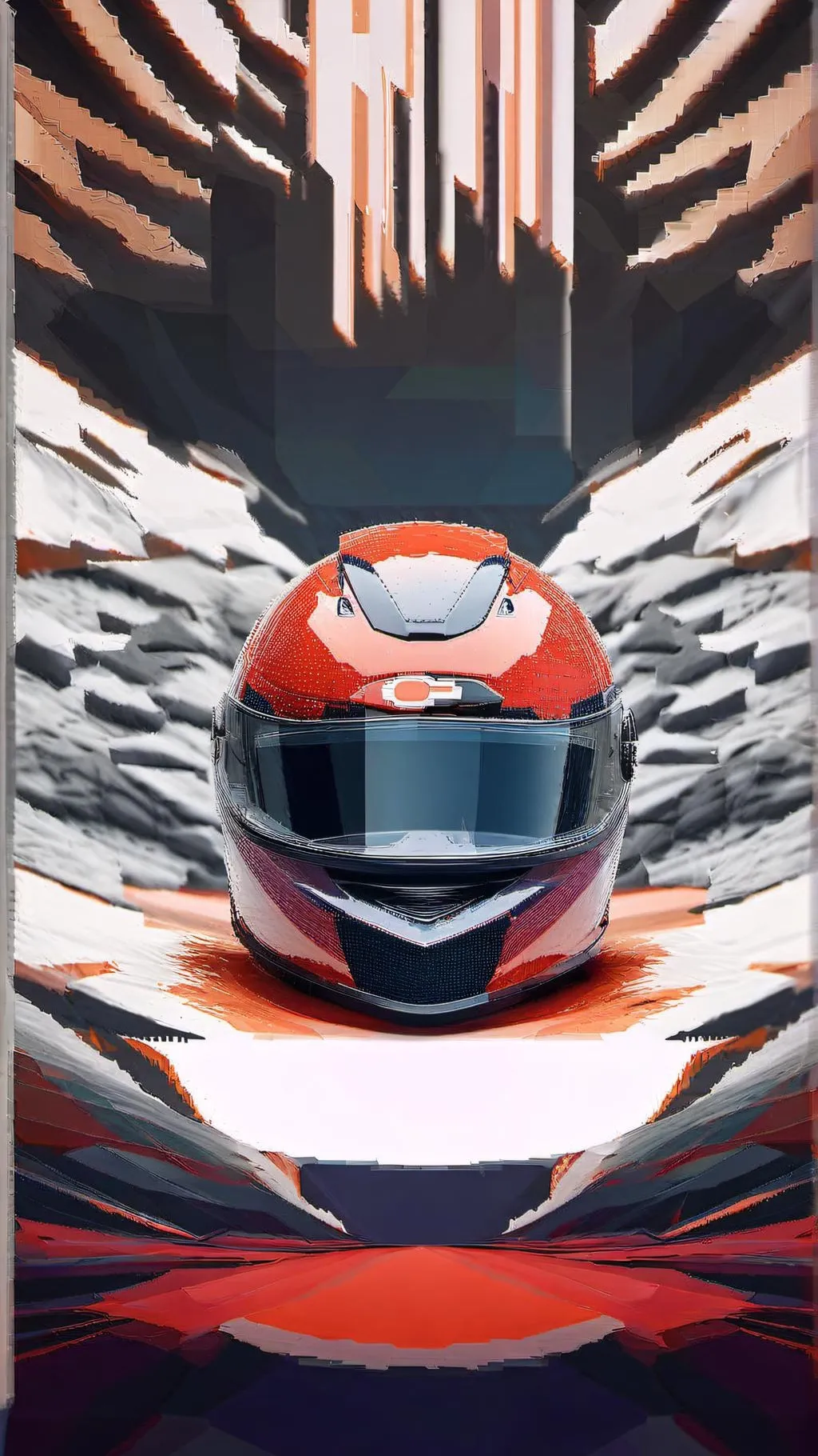 ai character: fake world  background