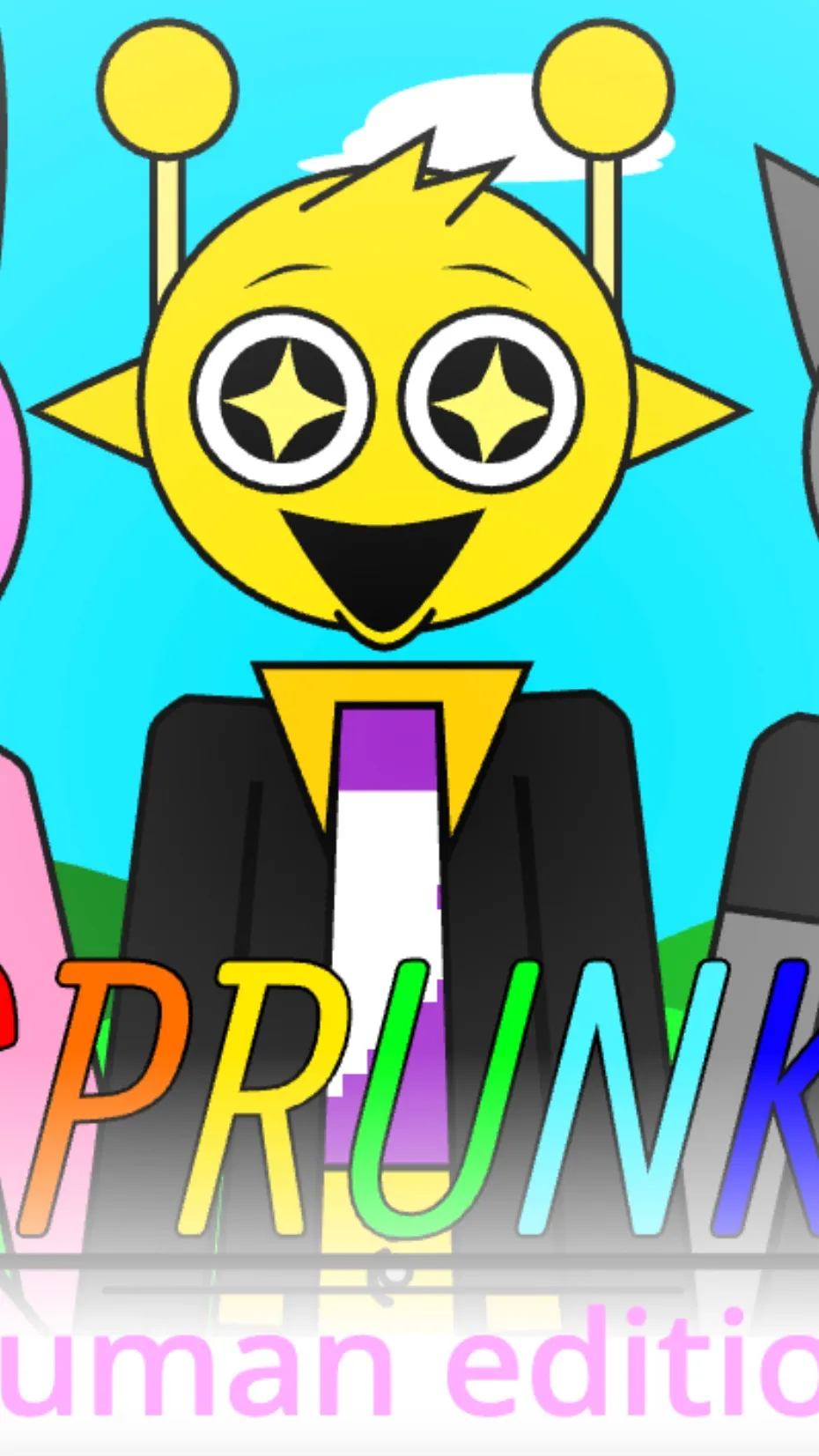 ai character: Sprunki human  background