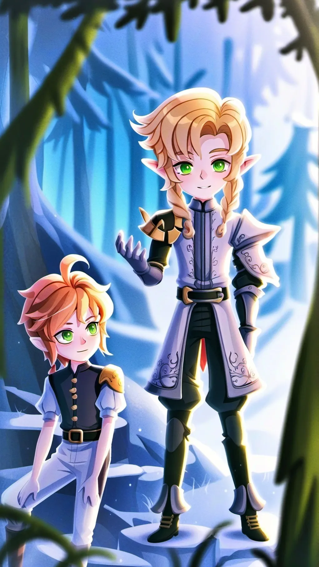 ai character: Dw time Au! background