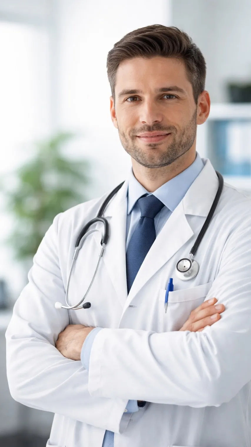 ai character: Dr. Ethan background