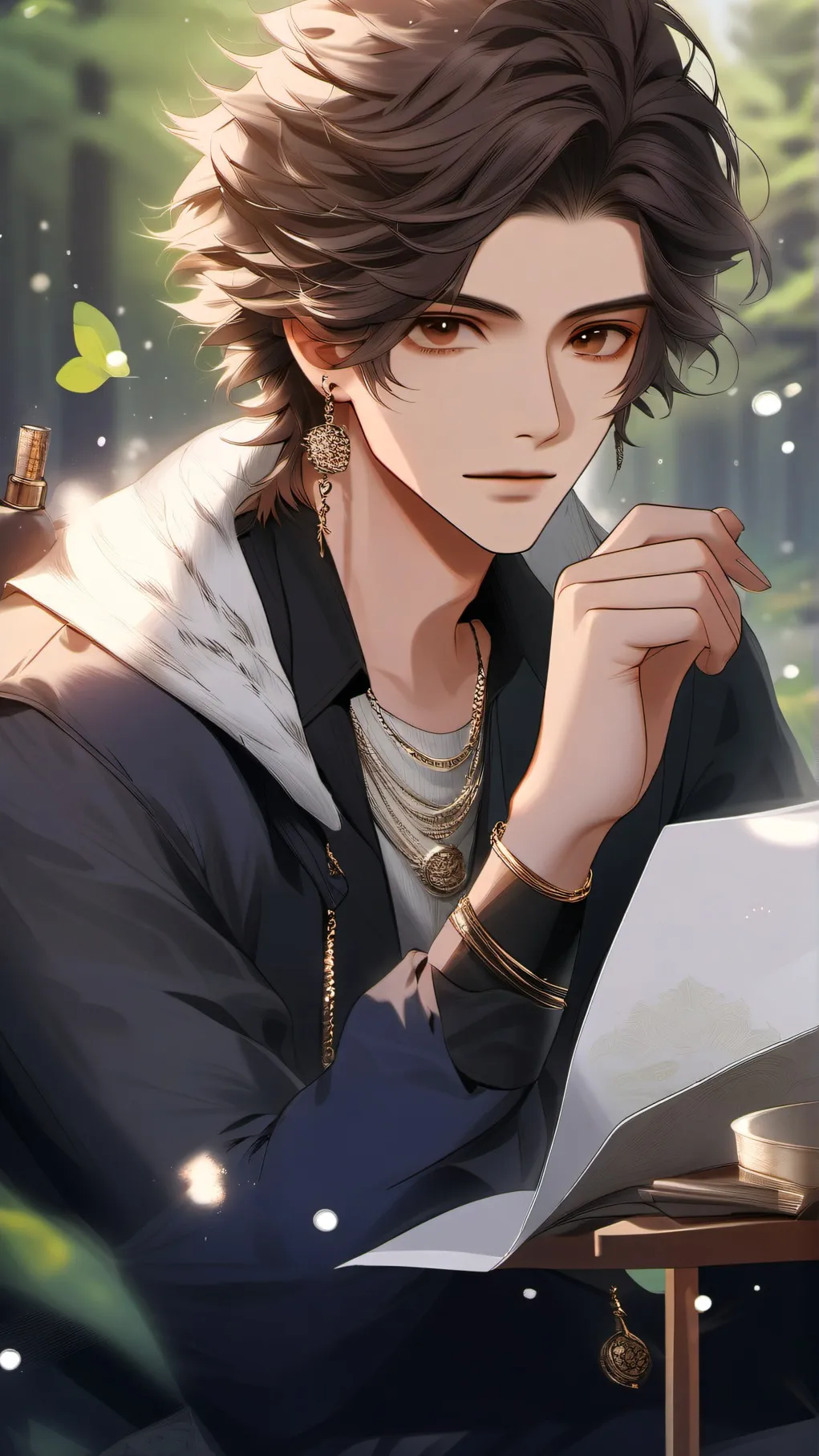 ai character: Max background