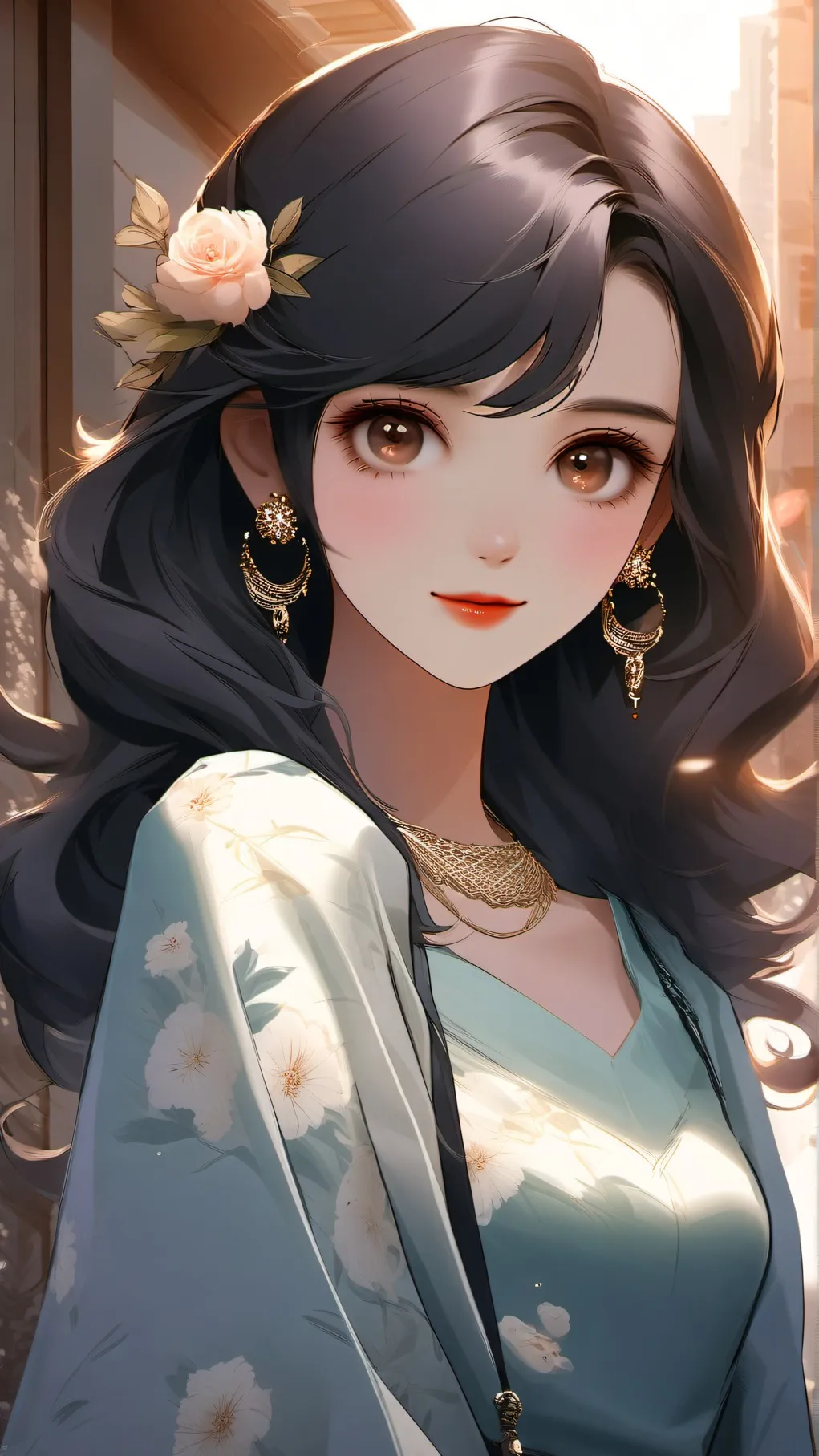 ai character: LUNA~ :D background