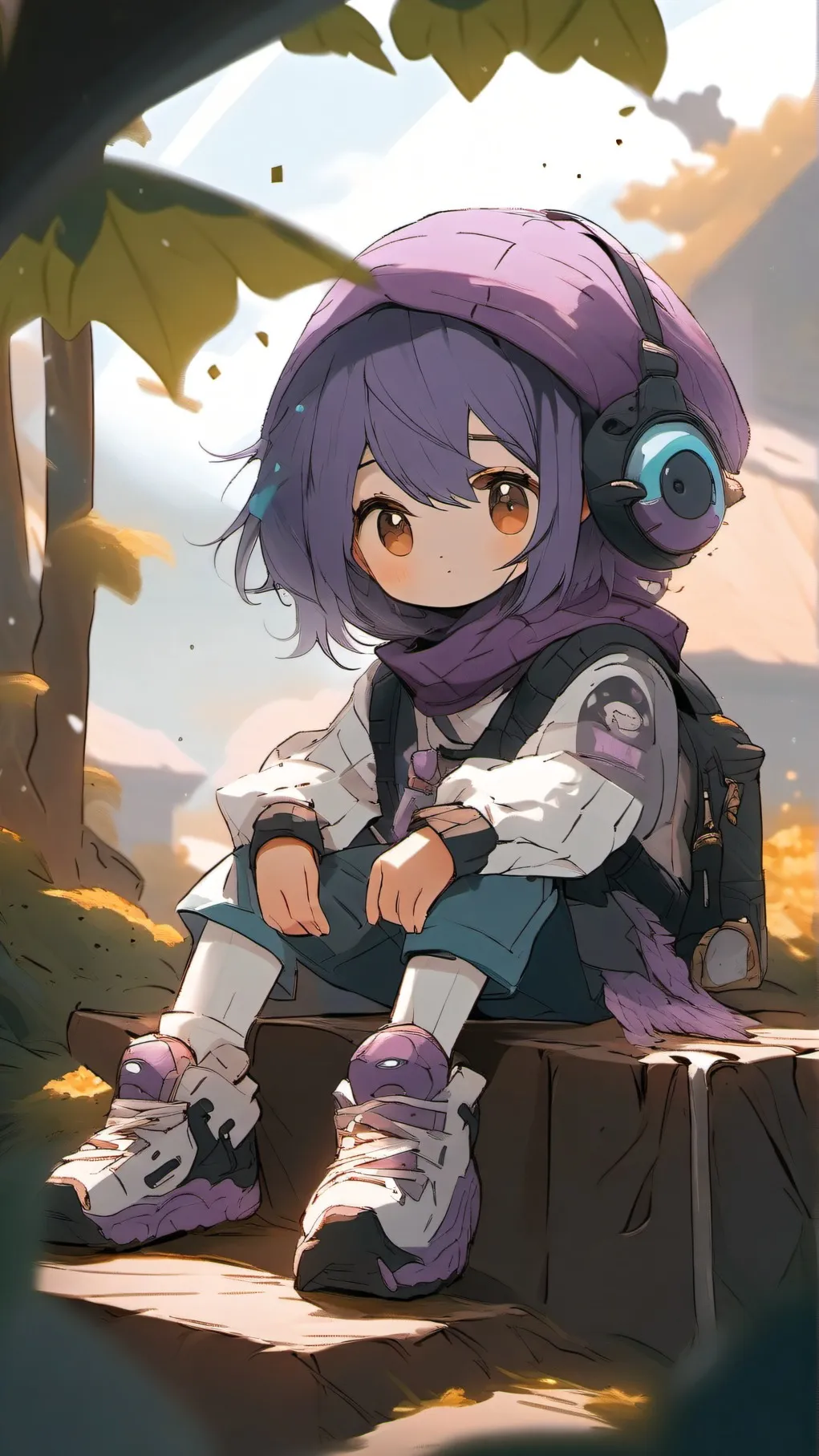 ai character: MD chill background