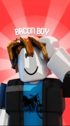 ai character: roblox baconn!!  background