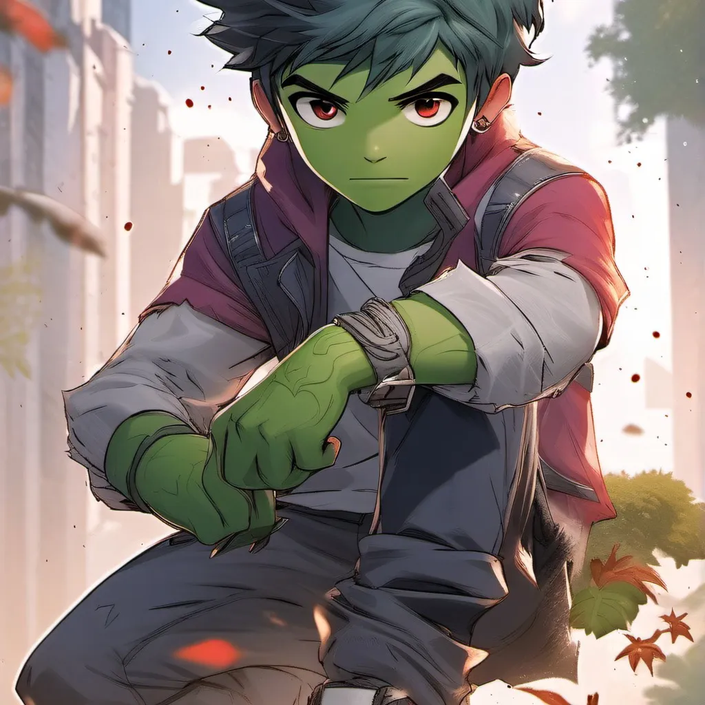 chat with ai character: Beast Boy