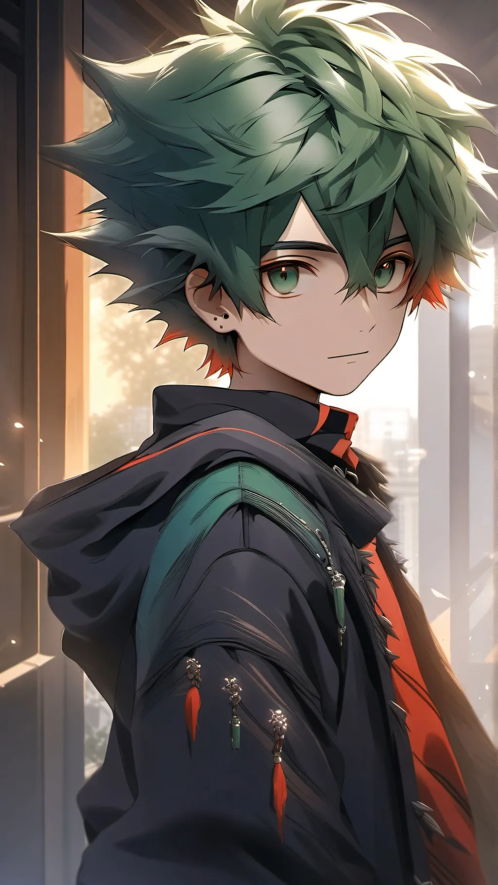 ai character: Bakudeku background