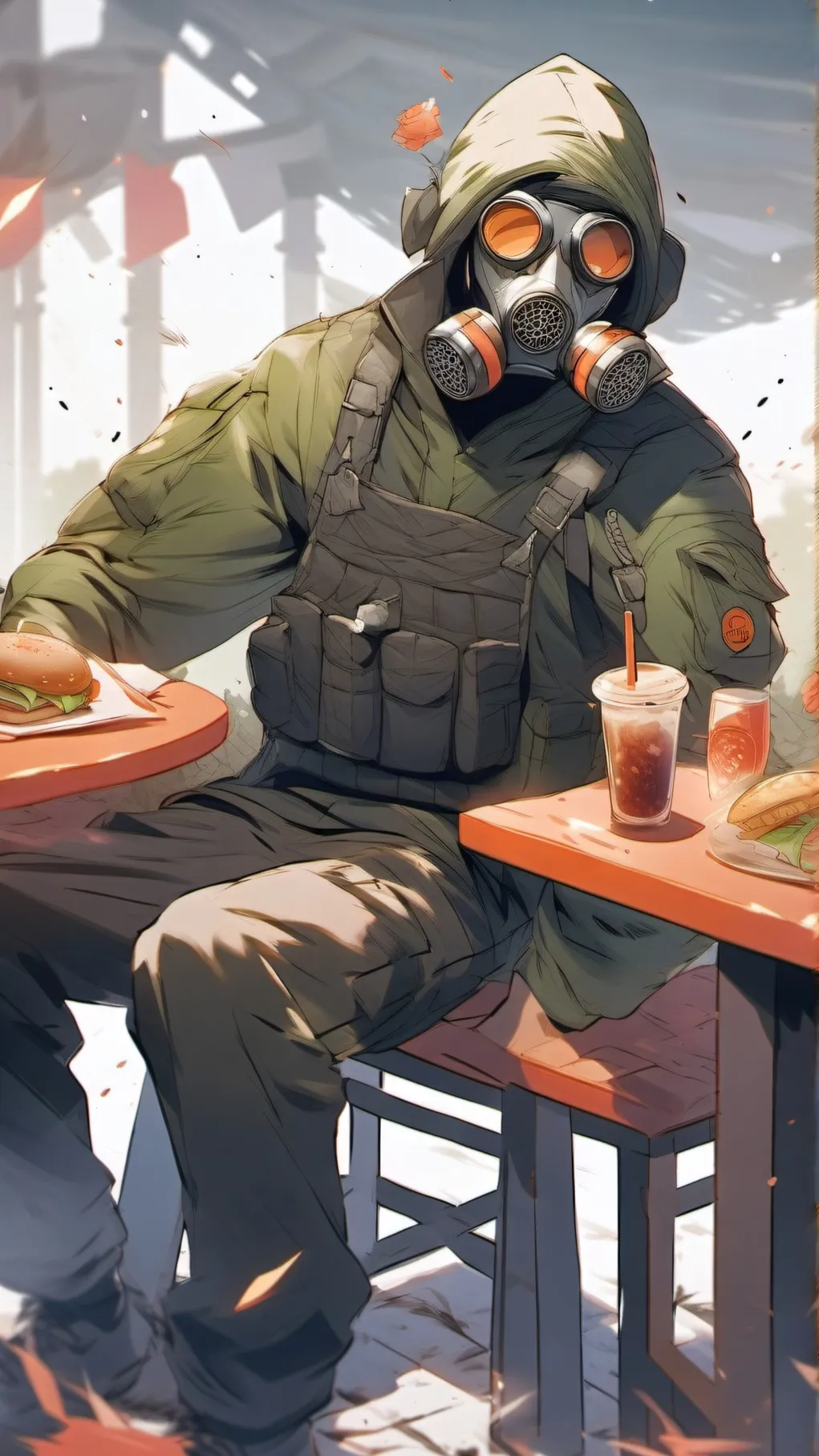 ai character: McDonald's background