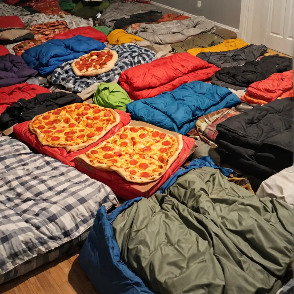 chat with ai character: average sleepover