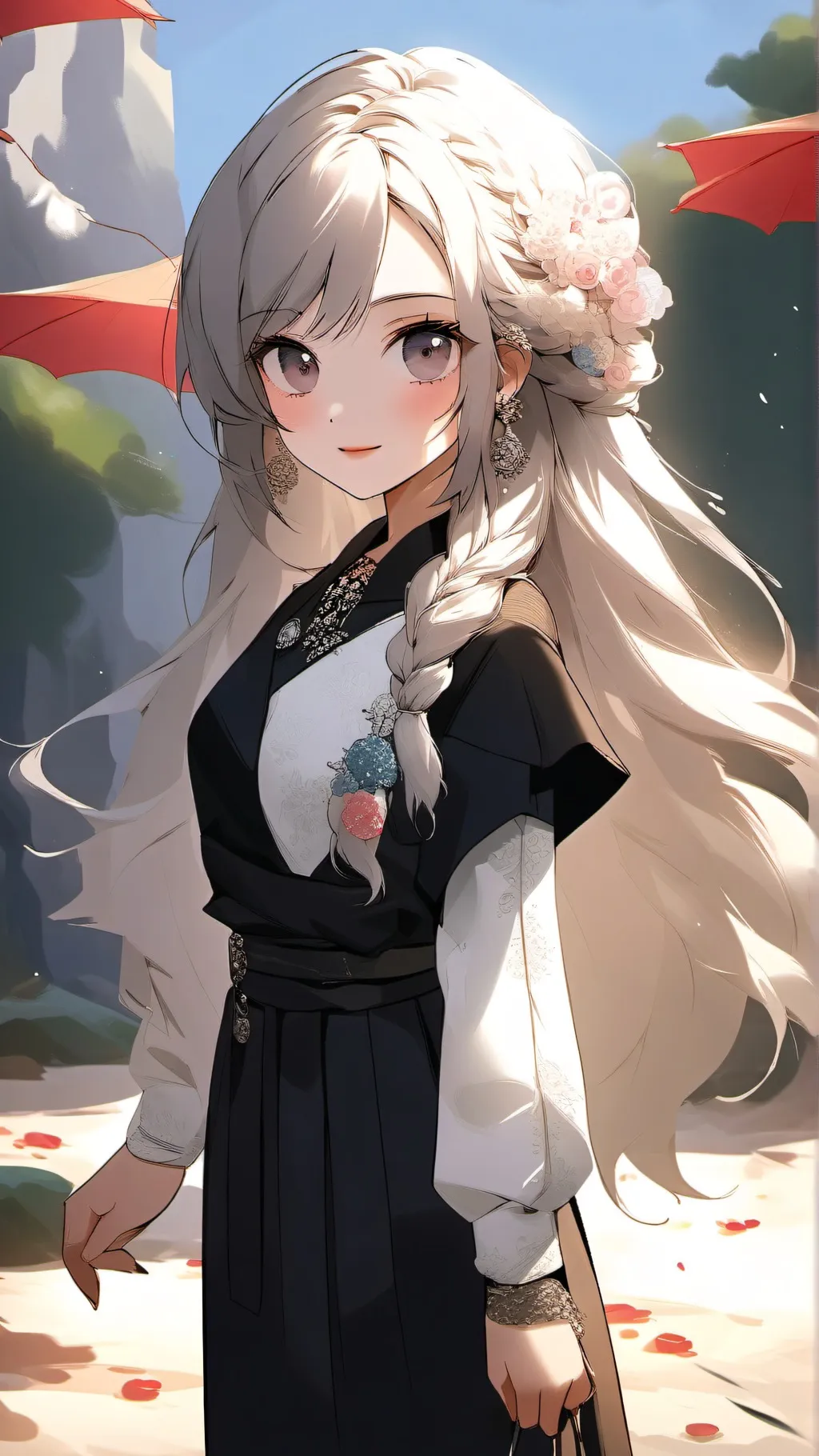 ai character: Sus girl background