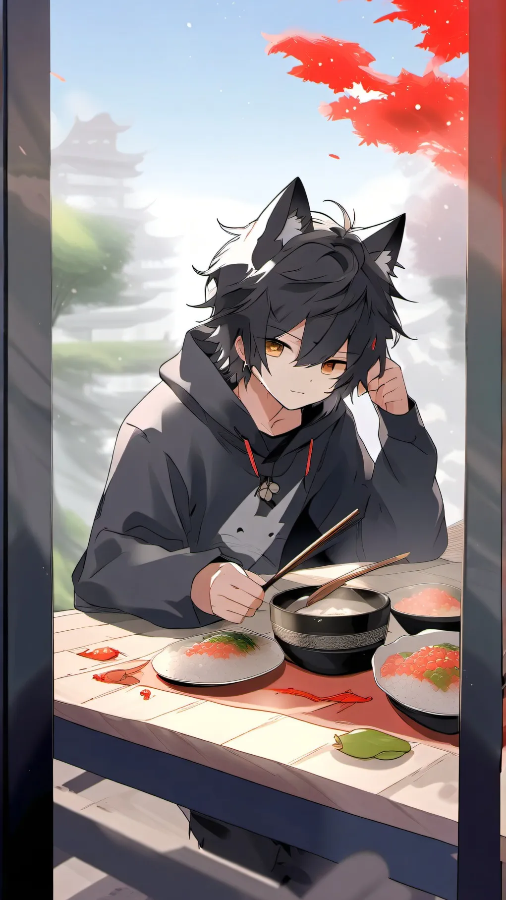 ai character: leo background