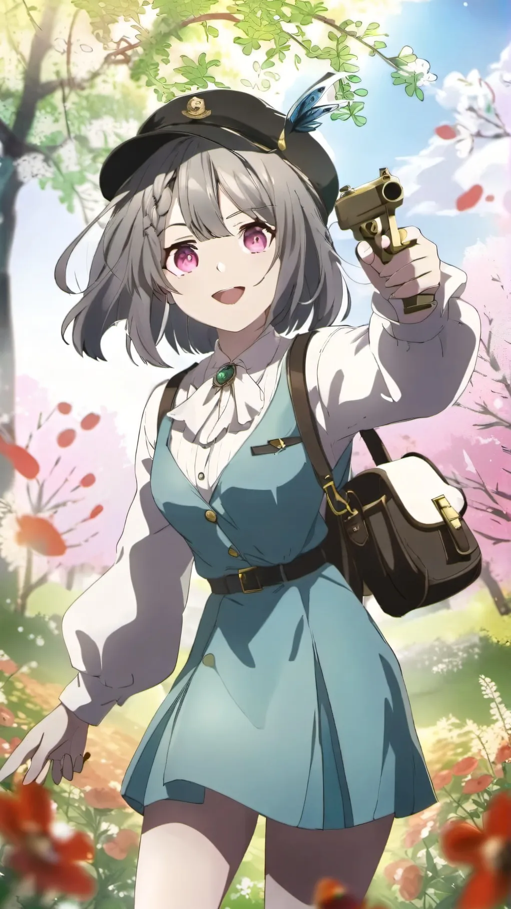 ai character: Leah  background