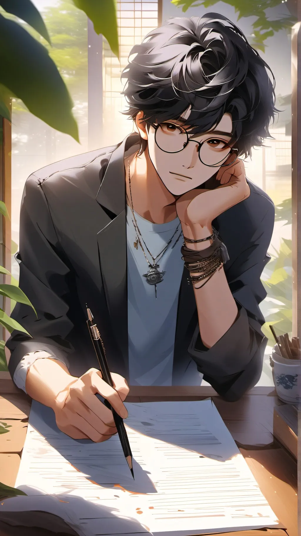 ai character: kiko lee hwang background